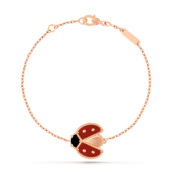 MC Clover Lucky Spring 1-motif Bracelet in 18k Rose Gold HK Setting